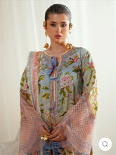 Eres Bonita by BinIlyas Embroidered Viscose Shirt with Digital Print Chiffon Dupatta & Trousers | 3-Piece Unstitched Suit 1105-A